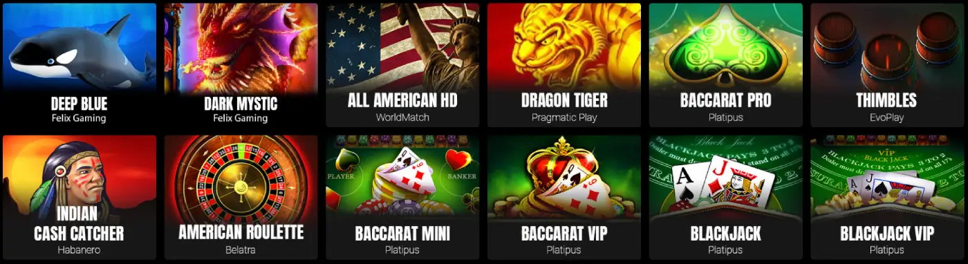 Goldenbet Casino Jeux de table