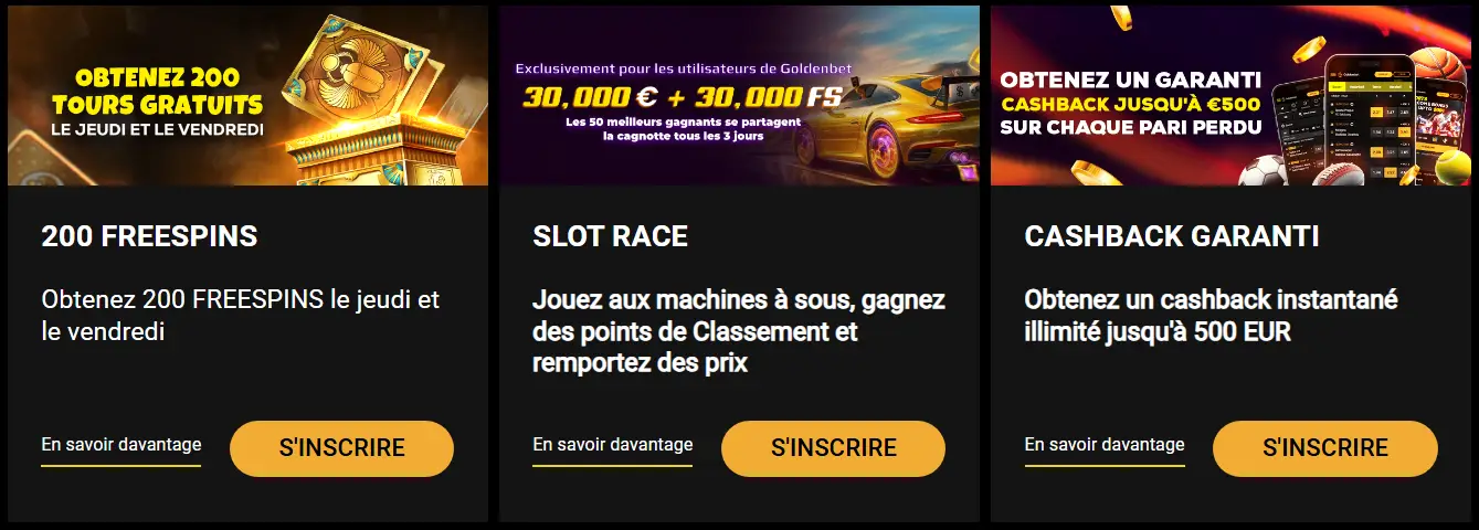 Goldenbet Casino Promotions